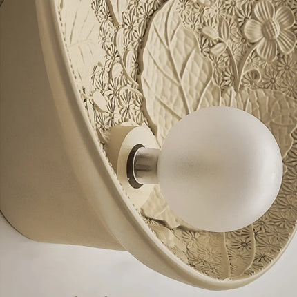 Applique murale ronde en verre au design rétro haut de gamme — LZ4X9P2
