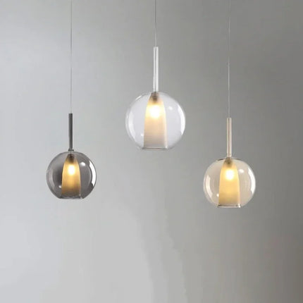 Suspension en verre au design nordique moderne pour éclairage décoratif — LZ4M9X2