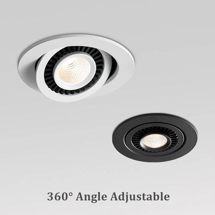 Spot LED à une ou deux têtes avec rotation 360° et intensité réglable — LZ4Q7M9