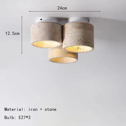 Plafonnier suspension en pierre de marbre naturel — LZ4X7D9