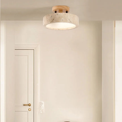 Plafonnier en marbre style wabi sabi pour intérieur et extérieur — LZ4X9P2