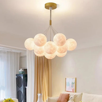 Lustre suspension moderne à bulles avec télécommande pour enfants — LZ4N8Q2