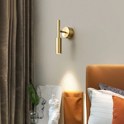 Lampe de chevet industrielle en cuivre pour lecture — LZ4P9XQ