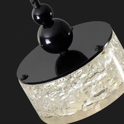 Lustre moderne en résine et métal avec hauteur réglable — LZ4X9P2