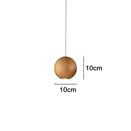 Suspension LED moderne en bois avec multiples têtes GZMJ — LZ4X9T