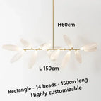 14 têtes-L150cm / Lumière neutre