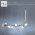 A 7 heads / gold / Cold White | CHINA
