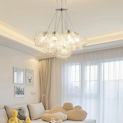 lustre moderne en forme de gâteau de glace pour décoration intérieure