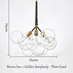 Marron doré 3 têtes / Lumière neutre