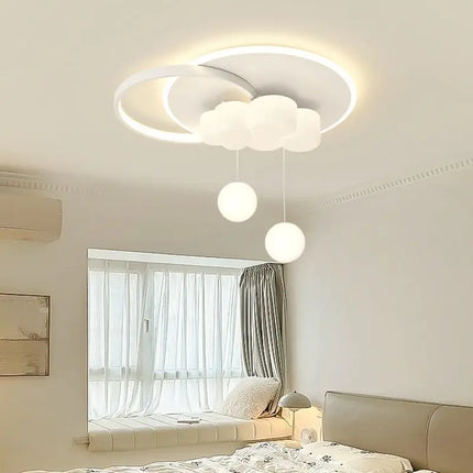 Plafonnier minimaliste avec suspension bulle et lustre nuage — LZ4Q9X2