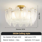 Plafond D50cm / Lumière chaude 3000k