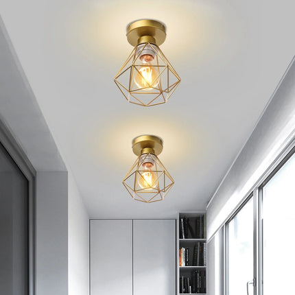 Plafonnier encastré industriel vintage en métal pour intérieur créatif — LZ4X9T2