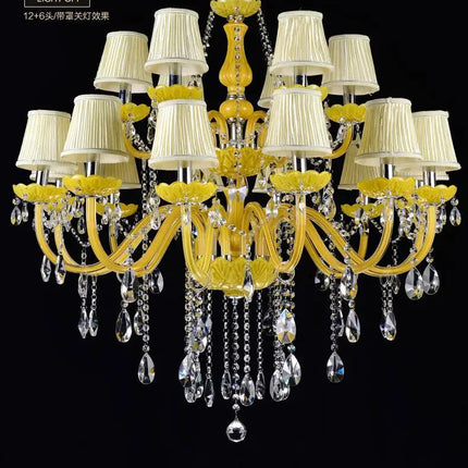 Lustre en cristal fantaisie pour mariage moderne et élégant — LZ4X9J