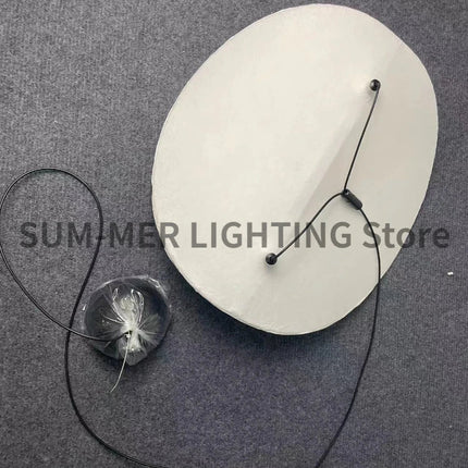 Suspension LED blanche en tissu style nordique pour salon et cuisine — LZ4X9D