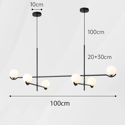Lustre suspendu fantaisie pour salle à manger et salon — LZ4X9T2