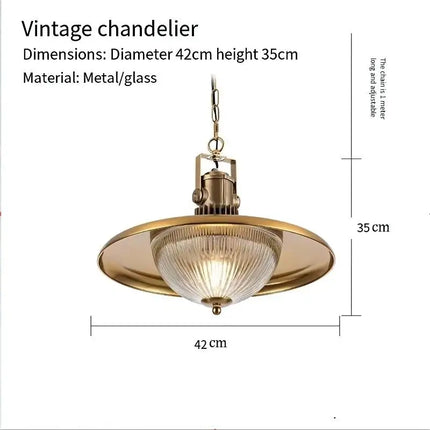 Suspension en verre style rétro wabi-sabi pour intérieur élégant — LZ4N7Q2