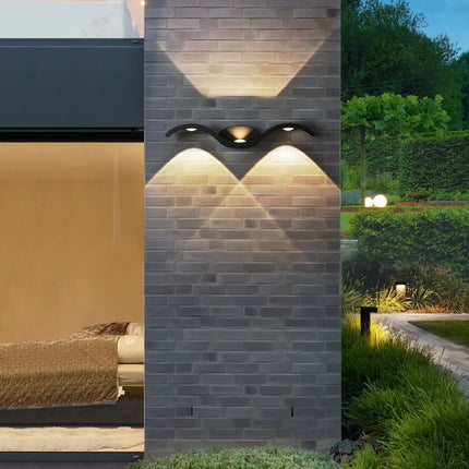 Applique murale LED étanche IP65 9W/15W pour extérieur jardin et allée — LZ4X9T2
