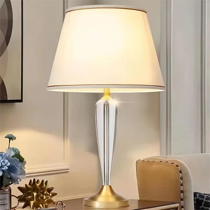 Lampe de chevet en cristal et cuivre style européen de luxe — LZ4X9P2Q