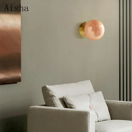 Applique murale LED en verre au design moderne pour intérieur — LZ4N7Q2