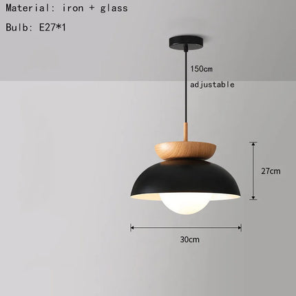 Suspension américaine en métal et bois pour restaurant — LZ4X9T