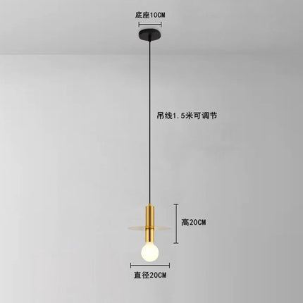 Lustre suspension style nordique pour intérieur et extérieur — LZ4F9T2
