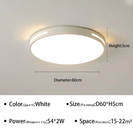 plafonnier led ultra mince design moderne pour intérieur