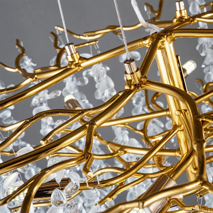 Lustre LED en cristaux au design moderne pour intérieur — LZ4XJ9