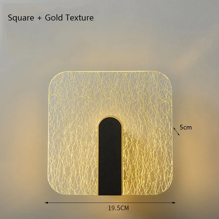Applique murale design en acrylique motif losange minimaliste — LZ4X9P