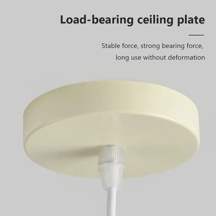 Suspension rétro blanc style Bauhaus nordique — LZ4M9Q2
