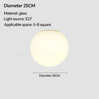 Blanc 25cm / Blanc chaud
