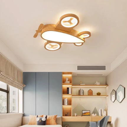 Plafonnier LED design avion style nordique pour chambre enfant — LZ4X9T2