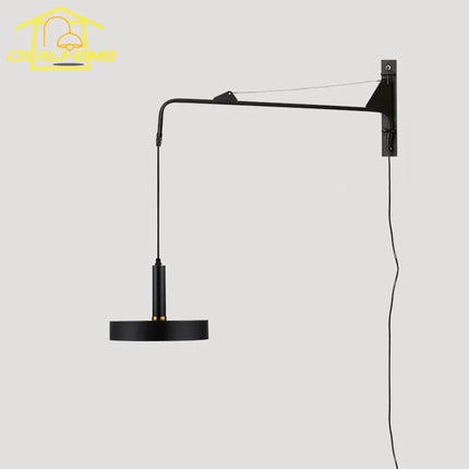 Applique murale industrielle à bras pivotant pour intérieur moderne — LZ4X9T2