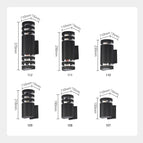 Coque en aluminium / 1 tête A / Blanc chaud