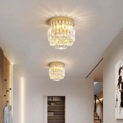 Plafonnier en cristal pour éclairage créatif style luxe — LZ4X9T2