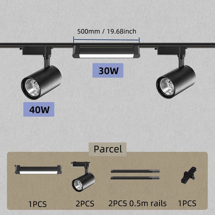 Spot LED sur rail pour éclairage professionnel de magasin — LZ4Q7M9