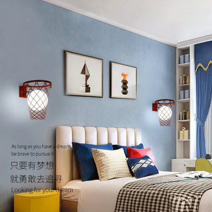 Applique murale LED en verre moderne pour enfants — LZ4X9T