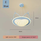 E Bleu / Lumière blanche