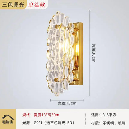 Lustre LED en cristal style nordique pour décoration intérieure — LZ4X9P2