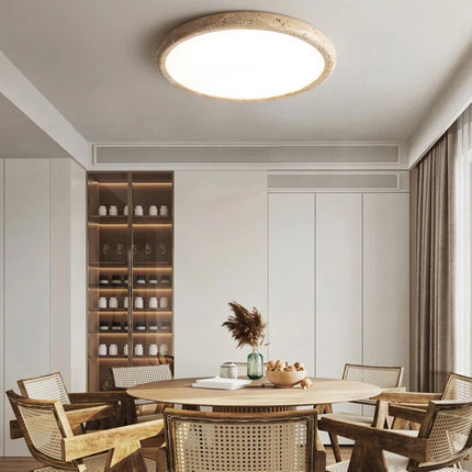 plafonnier led en pierre naturelle style minimaliste