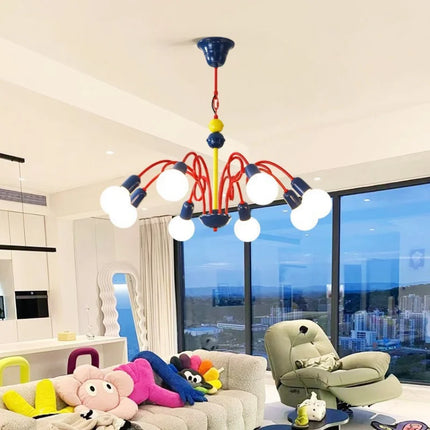 Suspension lustre vintage Memphis style médiéval fruits — LZ4X9T