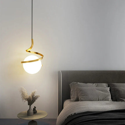 Suspension en verre avec cordon réglable au design créatif — LZ4X7M