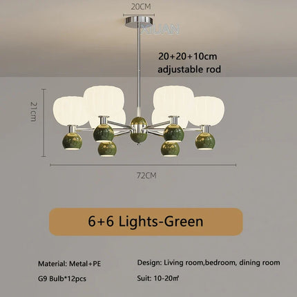 lustre led moderne haut bas éclairage intérieur suspendu