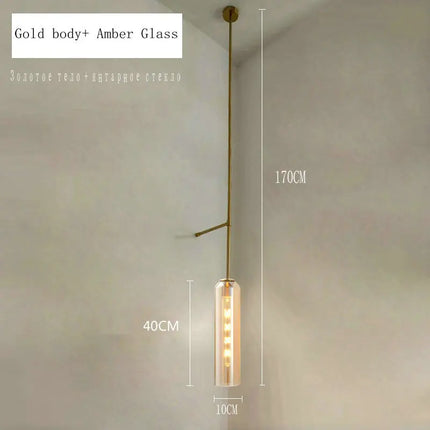 Applique murale en verre fumé polyvalente — LZ4X9T2