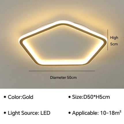 Lustre LED moderne à formes multiples pour décoration — LZ4X9P2Q
