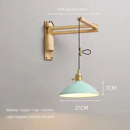 Applique murale extensible en cuivre au design élégant et fonctionnel — LZ4X9T