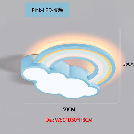 Plafonnier LED forme nuage pour chambre d’enfant moderne — LZ4X9Q2