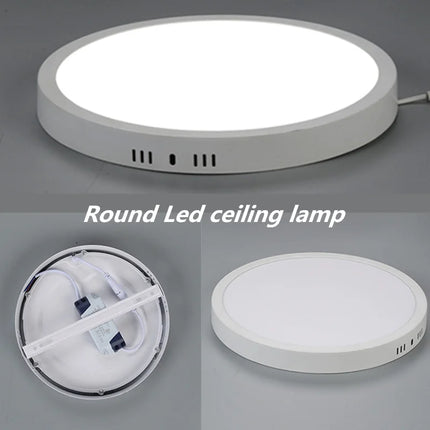 Plafonnier LED carré à montage en surface éclairage blanc froid — LZ4X9P