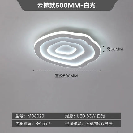 plafonnier moderne minimaliste design créatif lumière led ultra mince