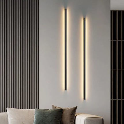 applique murale led cuboïde minimaliste en aluminium avec télécommande