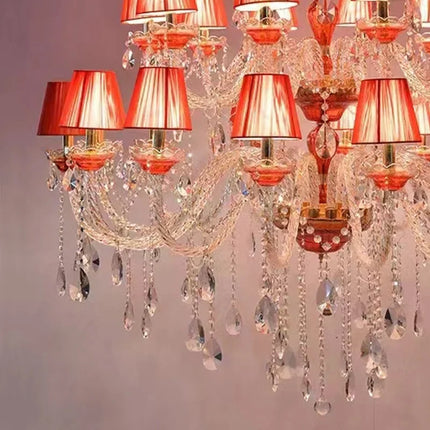 Lustre en cristal design pour décoration de restaurant et café — LZ4X9M
